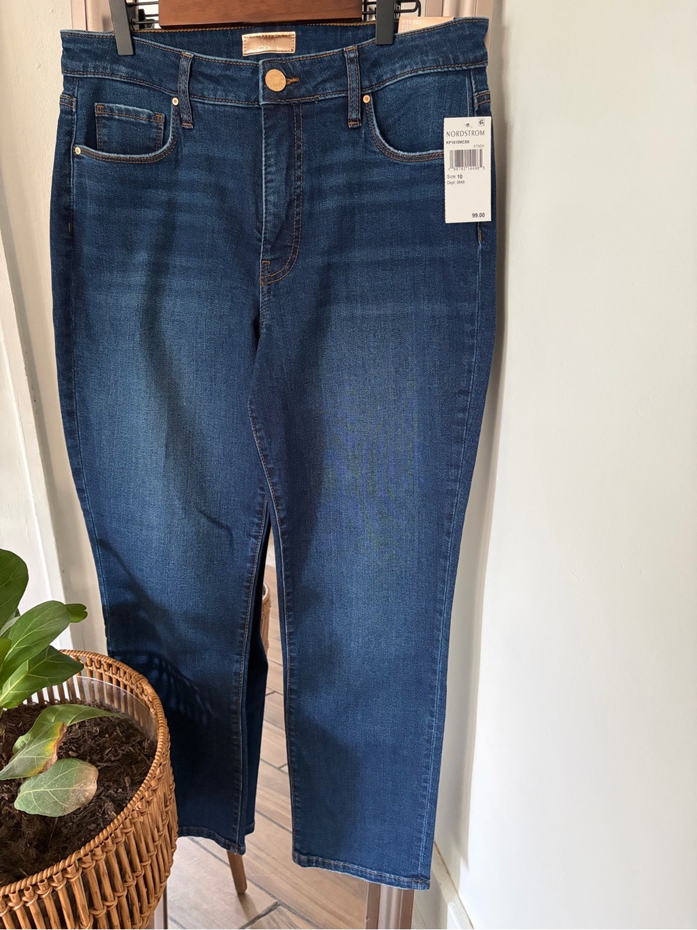 Kut from the Kloth Dark Indigo Straight-Leg Jeans